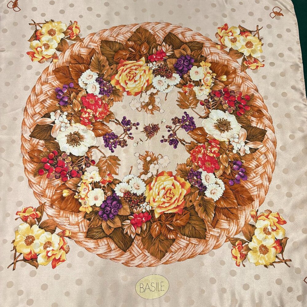 Pure silk Italian foulard